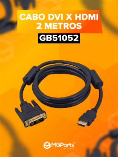 Cabo DVI-D 24 1 Dual Link x HDMI Macho Bidirecional