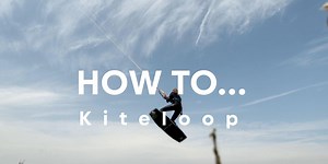 In zes stappen leren hoe je een kiteloop doet