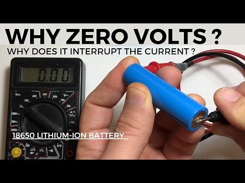 Why Does an 18650 Battery Show Zero Volts | Current Interrupt Device Explained