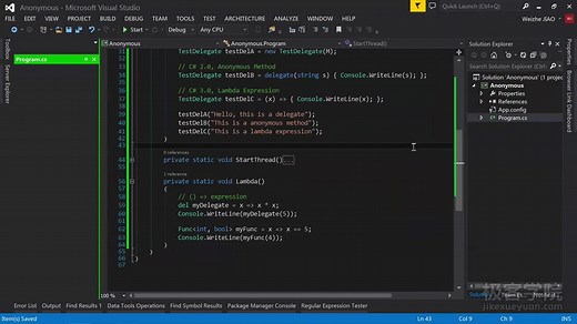 19.3 C# 的 Lambda 表达式