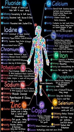 Trace Elements & Minerals (Everything you need to know)🍓🍓🍒