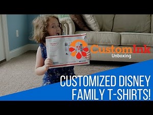 Unboxing Our Custom Ink Personalized Family T-shirts For Disney World