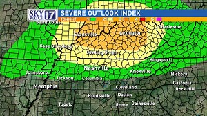 CODE YELLOW: Strong to Severe storms with possibility of damaging winds, hail