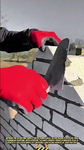 Daily Worker Process of Installing Final Wall Capstone #dailywork