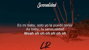 Sensualidad - Bad Bunny, Prince Royce, J Balvin, Manbokingz || letra😻 | Ell Daniel