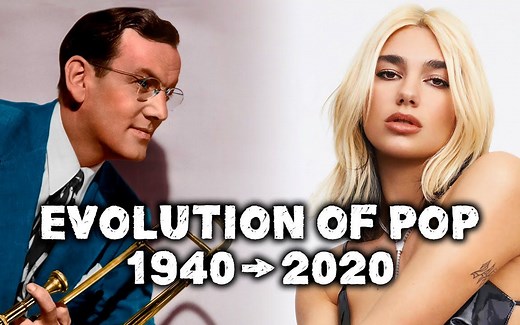 【全球每年风向标】八分钟看懂流行音乐发展史(1940-2020) Evolution of Pop Music (1940-2020)
