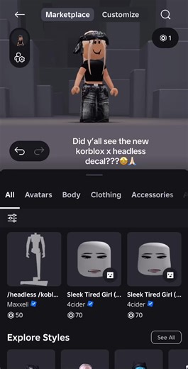 Korblox x Headless Decal in Roblox: What You Need to Know