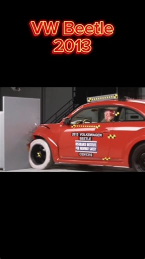 Volkswagen Beetle 2013 Crash Test – Real Impact Footage