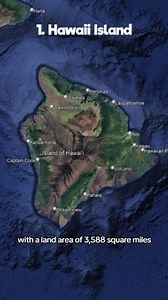 The Largest US Islands #geography