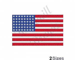 American Flag - Machine Embroidery Design, Embroidery Designs, Machine Embroidery, Embroidery Patterns & Files, Instant Download - Etsy