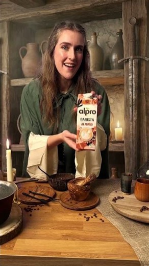 Step inside, traveller, and taste the magic of Alpro Barista Almond