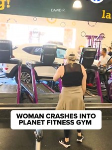 (7/6/26) A driver crashed into a Planet Fitness gym in Lake Elsinore on Monday after suffering a medical emergency. Amazingly, besides the woman behind the wheel of the vehicle, no one else was injured. Her car went through the entryway of the Planet Fitness on Mission Trail shortly after noon and into the front doors, coming to a stop about 30 feet inside. Video shows gymgoers quickly breaking the car's windows to get the driver out. Read more at the link. #planetfitness