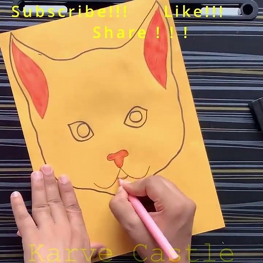 #shorts | Cat face mask | Cat mask | How to make Cat mask | Animal face mask