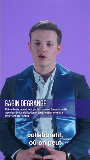 🎓 Retour sur le parcours de Gabin, diplômé de la filière Génie Industriel