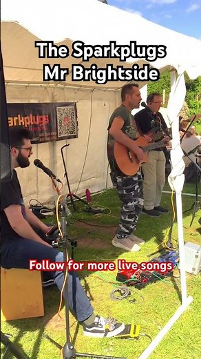 The Sparkplugs playing Mr Brightside from The Killers live #thesparkplugs #livemusic #thekillers