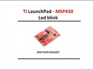 MSP430 - Blink LED in TI CCS