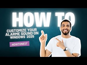 How to customize your alrame sound on windows 2025