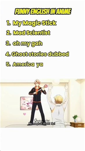 Worst (Best?) English in Anime Dubs Ranked #animehumor #ranking