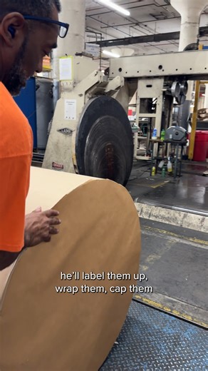 These heat compressors seal the deal on roll wrapping — literally applying heat and pressure to keep everything secure. 🔥 It's one more step in our process to ensure your materials arrive ready to perform! | Case Paper