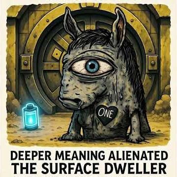 Deeper Meaning Alienated The Surface Dweller (All Seeing Eye Dog)
