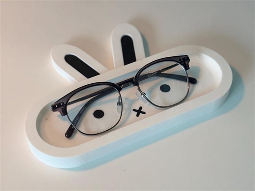 Bunny Eyeglass Holder Tray, Desk Organizer - Etsy