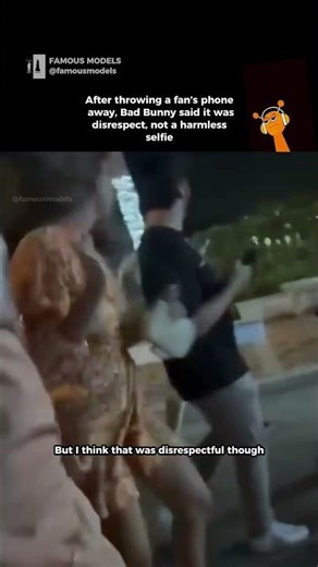 Bad Bunny Explained Why He Threw A Fan Phone And Stood By It #shorts