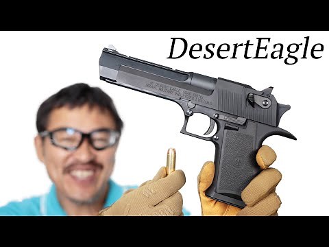 デザートイーグル 50AE タナカ 実射 弾の出ない火薬を使うモデルガンレビュー