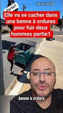 Part 1: She's going to hide in a dumpster to escape two men #coffeebird #viral #fail