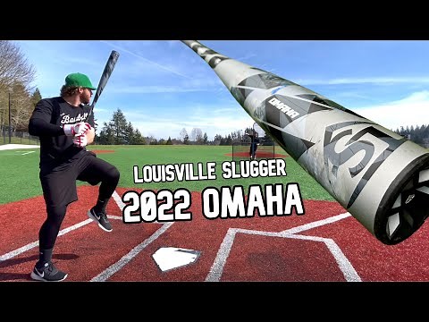 Hitting with the 2022 Omaha BBCOR | Louisville Slugger Baseball Bat Review