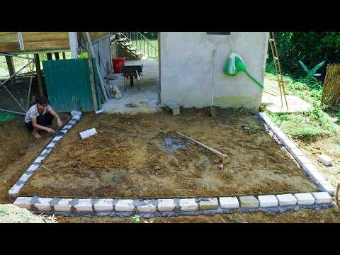 Building the final extension of my dream home with my own hands | Ly Tu Linh.