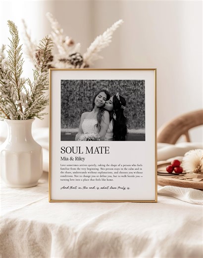 Lgbt Couple Poster, Personalized Pride Artwork, Lesbian Wall Decor, Valentine Gift - Etsy