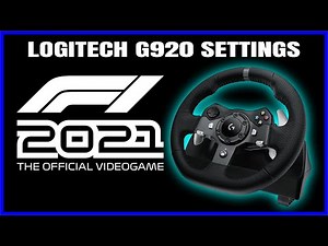 F1 2021 - Logitech G920 Best Wheel Settings - Realistic Feel