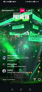 183K views · 12K reactions | Blxckie reaction on this Emtee performance ❤️  #SportscenePutMeOn 2024 | SA Hip Hop & Amapiano Wave | Facebook