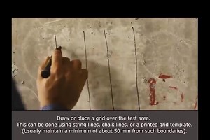 The Schmidt hammer, also known as a rebound hammer, is a non-destructive testing device used to assess the surface hardness of concrete and estimate its compressive strength. Developed in the late 1940s, it is widely used in construction and civil engineering industries. The American Society for Testing and Materials (ASTM) has established standard procedures for using the Schmidt hammer in evaluating concrete, with the primary standard being ASTM C805/C805M-18. Using a spring-driven steel hamme