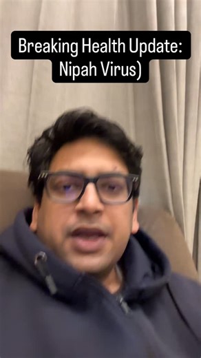 Dr Sunny Garg | Nipah Virus — Facts over Fear Recent reports have confirmed limited Nipah virus cases in India. This has understandably raised concern —... | Instagram