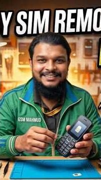 Button phone Sim Slot remove By Gsm Mahmud