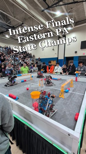 Intense Finals at Eastern PA state champs! #vex #recr #pushback | vex game