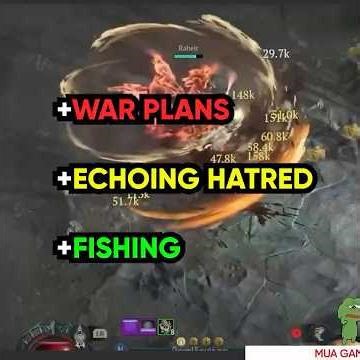 [Diablo 4 SEASON 13] Mode chơi WAR PLANS - ECHOING HATRED - FISHING #shorts #diablo4