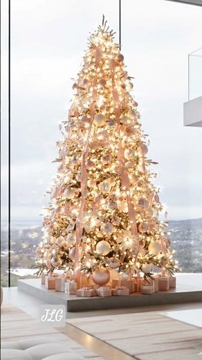 Christmas Tree Ultra Modern Style #christmas #style #holiday decorations #shorts