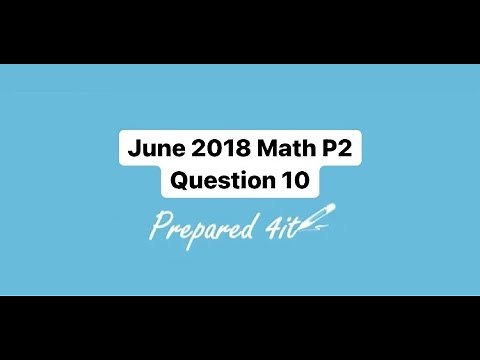 CXC (CSEC) Math Paper 2 | June 2018 Question 10 (Live Class - Webinar)
