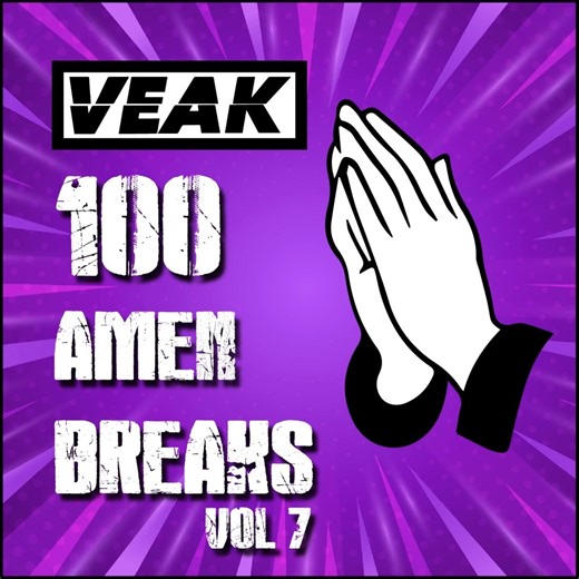 100 Amen Breaks - Volume 7 An old-school jungle sample pack built for raw energy and authenticity. It features 100 classic Amen breaks arranged as 4-bar loops at 165 BPM. Each sample captures the gritty, fast-paced spirit of early jungle and hardcore. Perfect for producers seeking vintage rave textures and deep rhythmic chaos. A must-have collection for true jungle and drum & bass heads. Inspired by the kings of this genre: Dilinja, 6 Blocc, Remarc, Zinc, Ray Keith. Product Details: • 100 Files 