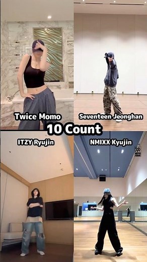Twice 10 Count Twice Momo x Seventeen Jeonghan x NMIXX Kyujin x ITZY Ryujin