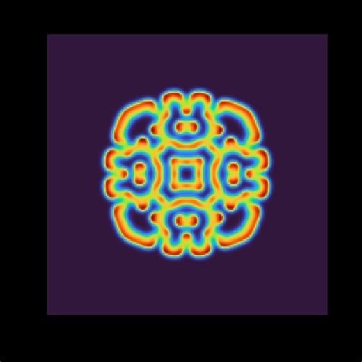 Luc Willett on Instagram: "The same equation with infinite outcomes! These visuals come from the Gray–Scott reaction–diffusion model in MATLAB, where small parameter changes create completely different patterns. Which one is your favorite? #MATLAB #ReactionDiffusion #MathArt #STEM #Engineering #StudentAmbassador"