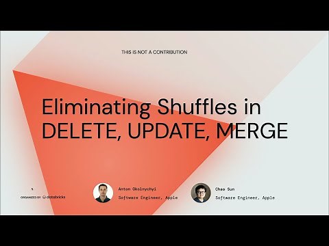 Eliminating Shuffles in Delete Update, and Merge