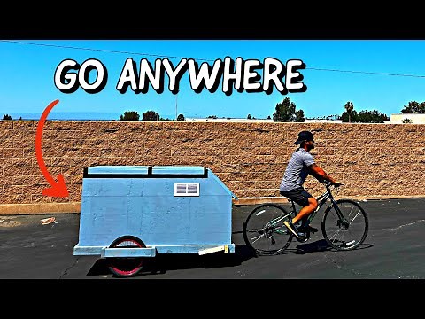 Building A Bike Camper For A Homeless Guy Full Build