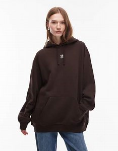 adidas Originals essentials oversized hoodie in brown | ASOS