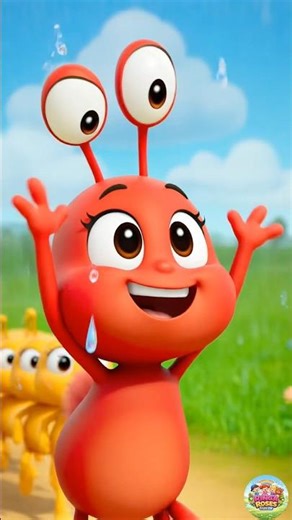 🌈The Ants Go Marching One By One 🐜 🐜🌈Numbers #trendingshorts #shorts #kidssongs #nurseryrhymes