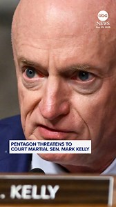 The Department of Defense is launching a "thorough review" into Democratic Sen. Mark Kelly, citing "serious allegations of misconduct." The announcement comes days after President Trump accused Kelly and other Democratic lawmakers of "seditious behavior" for a video in which they said that U.S. service members could refuse illegal orders. Read more: https://abcnews.visitlink.me/yh98f5 | ABC News