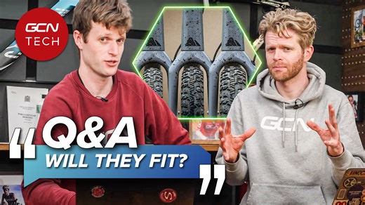 You asked, we answered! Welcome back to the GCN Tech Clinic, where Conor and Ollie tackle your burning cycling tech questions. This week, we dive into some fascinating topics sent in by you, the viewers. Ever wondered if you can squeeze slightly wider tyres than recommended into your frame? Curious about the benefits of those fancy forward/back moving indoor trainers? Or maybe you're pondering the efficiency gains of ditching a derailleur on the turbo? We cover all that, plus essential tips on m