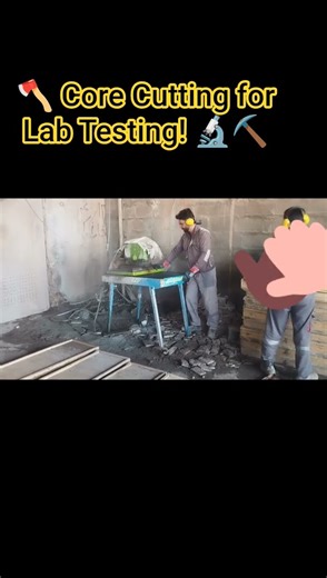 Drill Core Cutting – Preparing Samples for Mine Laboratory Analysis 🔬⛏️ #shortvideo